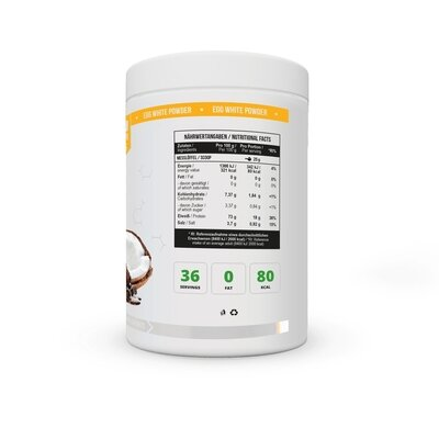 Протеїн яєчний MST Nutrition EGG White Protein шоколад та кокос, 36 порцій, 900 г