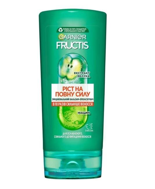 Бальзам-ополіскувач Garnier Fructis Ріст на повну силу ослабленого волосся, схильного до випадання, 200 мл