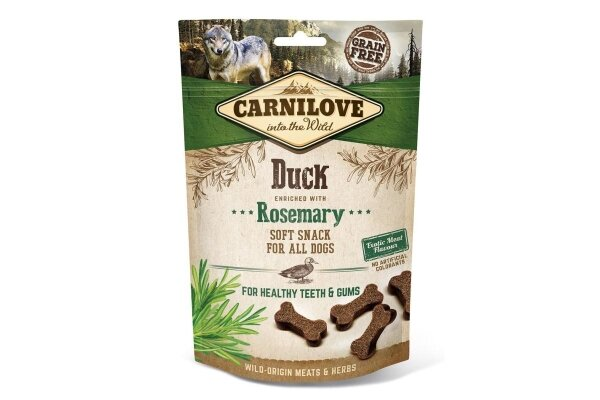 Ласощі для собак Carnilove Semi Moist з качкою та розмарином, 200 г