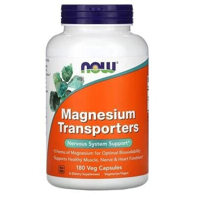 Магнію транспортери NOW Magnesium Transporters вег. капсули №180