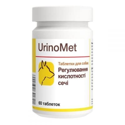 УріноМет Dolfos UrinoMet регулятор кислотності сечі у собак, 60 таблеток