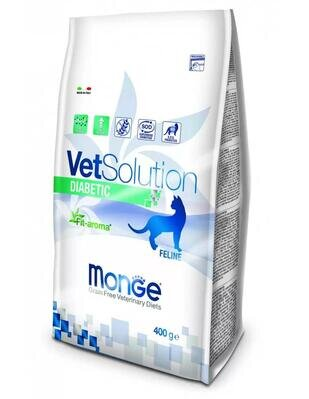 Корм сухий Monge Сat VetSolution Diabetic feline для котів усіх порід при діабеті, 400 г