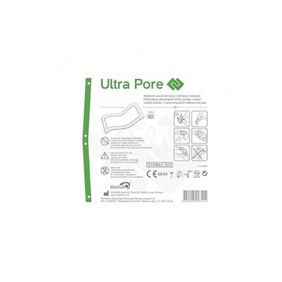 Пов'язка пластирна Medrull Ultra Pore для закриття ран 9 см х 35 см, 1 штука