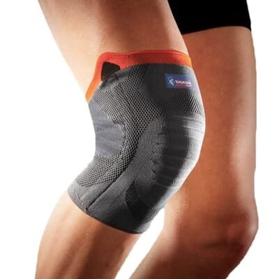 Бандаж на коліно Thuasne Sport Reinforced 0354 еластичний з ребрами жорсткості, розмір XL