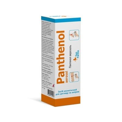 Пантенол San Farma аерозоль по 116 г у флак.