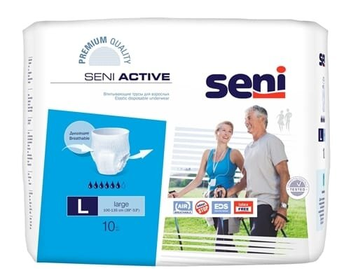 Труси поглинаючі для дорослих Seni Active large, 10 штук