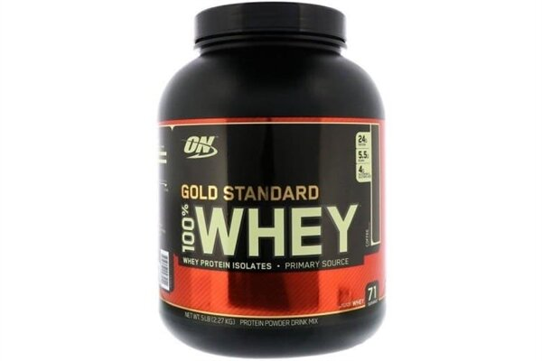 Протеїн Optimum Nutrition Gold Standard 100% Whey, кава, 2,27 кг