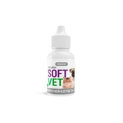 Лосьйон ProVET SoftVet для гігієни очей котів і собак, 15 мл