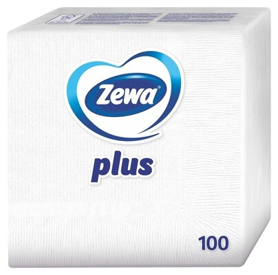 Серветки столові Zewa Plus, 100 шт