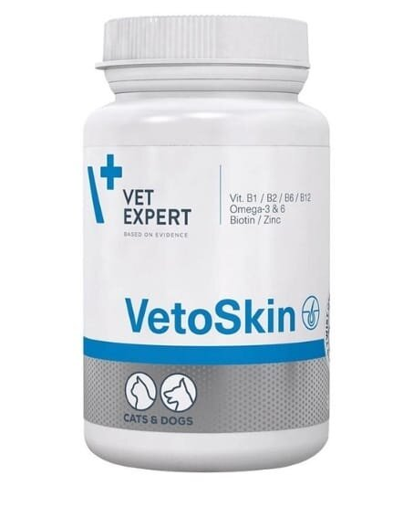 ВетоСкін VetExpert VetoSkin для собак та кішок, 60 капсул