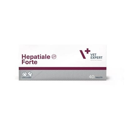 Гепатіалє форте VetExpert Hepatiale Forte для собак і кішок із захворюванням печінки, 40 таблеток