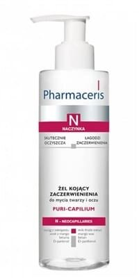 Гель для вмивання Pharmaceris N Puri-Сapilium заспокоюючий почервоніння для обличчя та очей, 190 мл