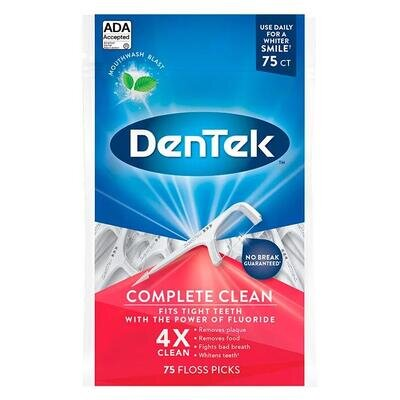 Флоc-зубочистки DenTek Комплексне очищення, 75 штук
