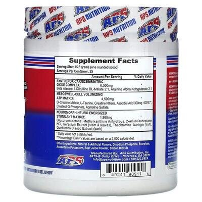 Передтренувальний комплекс APS Nutrition Mesomorph кавун, 388 г