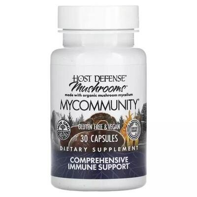 Грибний комплекс Fungi Perfecti Mushrooms Comprehensive Immune Support, 30 капсул