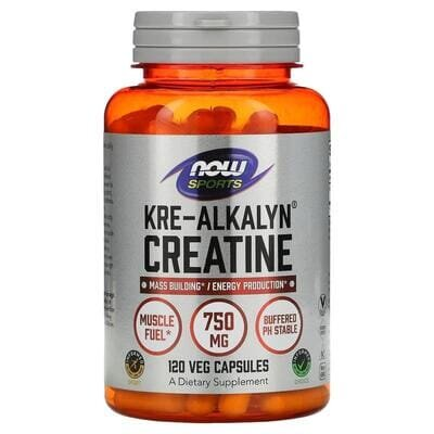Креатин NOW Kre-Alkalyn Creatine 750 мг, 120 капсул