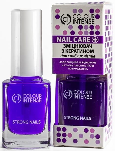 Зміцнювач для слабких нігтів Colour Intense Nail Care Strong Nails 102 з кератином, 11 мл