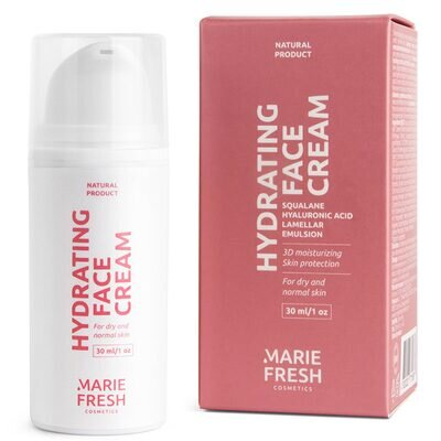 Крем для обличчя Marie Fresh зволожуючий для сухої та нормальної шкіри, 30 мл