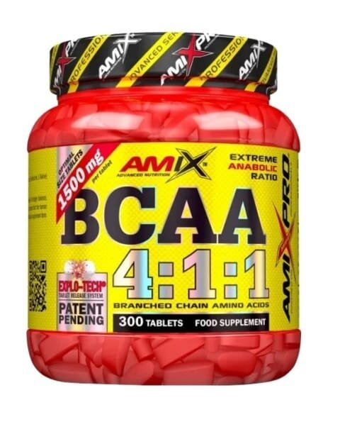 Амінокислоти Amix Nutrition BCAA 4:1:1, 300 таблеток