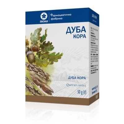 Дуба кора по 50 г у пач. з внут. пак.