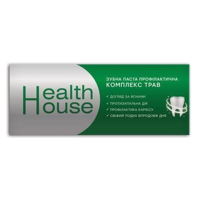 Зубна паста Health House Комплекс трав профілактична, 130 г