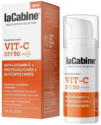 Крем-флюїд для обличчя La Cabine Vit-C з вітаміном С SPF50, 30 мл