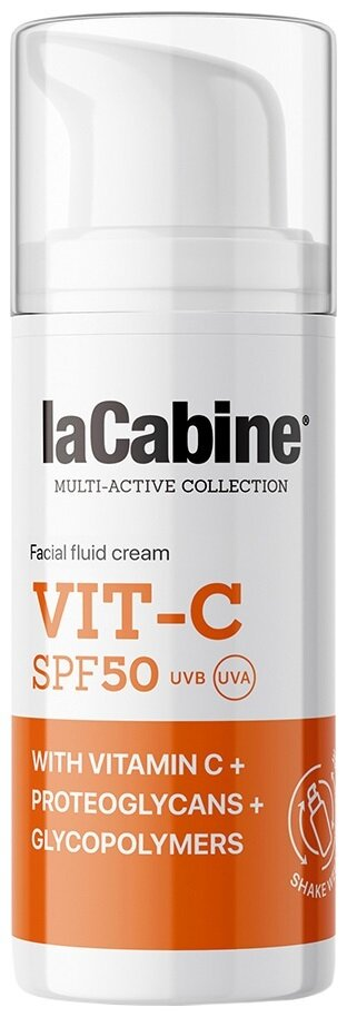 Крем-флюїд для обличчя La Cabine Vit-C з вітаміном С SPF50, 30 мл