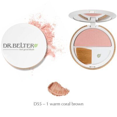 Рум'яна для обличчя Dr.Belter Feel Good Blush, коралово-коричневий