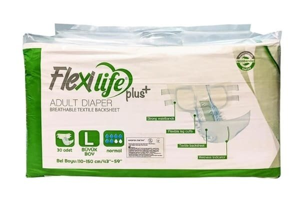 Підгузки для дорослих Flexi life plus розмір L, 30 штук
