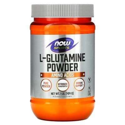 L-глютамін NOW Sports L-Glutamine порошок, 454 г