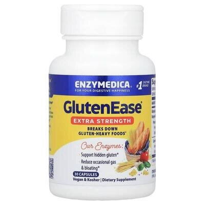 Травні ферменти Enzymedica GlutenEase, 30 капсул