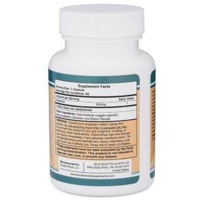 Берберін Double Wood Berberine 500 mg, 60 капсул