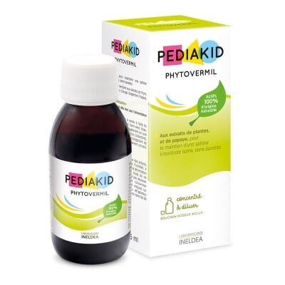 Педіакід PEDIAKID Phytovermil Фітоверміл сироп проти паразитів для дітей, 125 мл