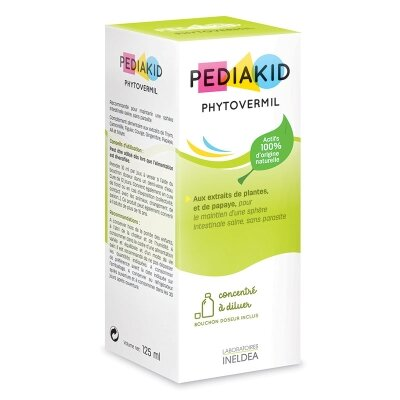 Педіакід PEDIAKID Phytovermil Фітоверміл сироп проти паразитів для дітей, 125 мл