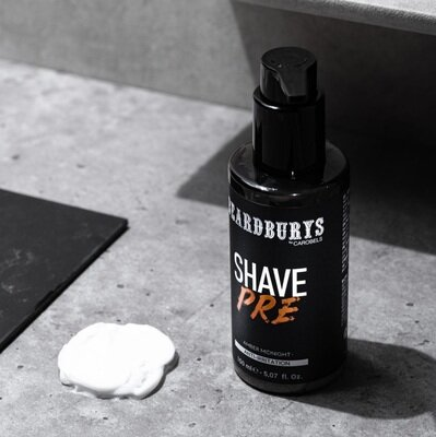 Крем перед голінням Beardburys Amber Midnight проти подразнень, 150 мл