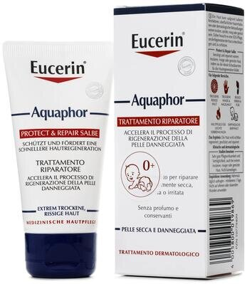 Крем-мазь Eucerin Aquaphor Protect & Repair для надзвичайно сухої, потрісканої і подразненої шкіри (63976), 45 мл