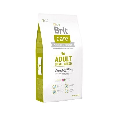 Корм сухий для дорослих собак дрібних порід Brit Care Adult Small Breed Lamb & Rice, 3 кг