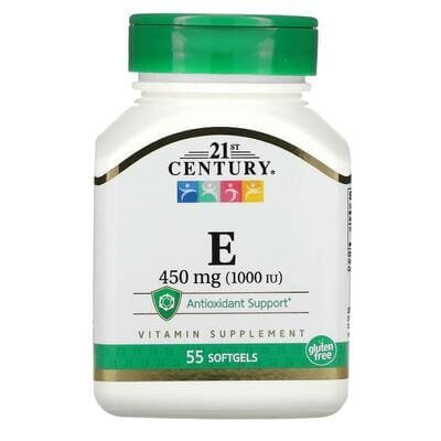 Вітамін Е-1000 21st Century Vitamin E-1000, 55 капсул