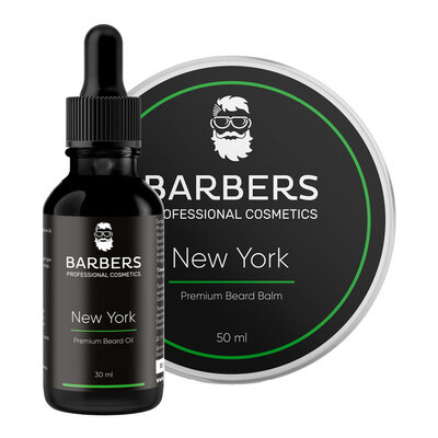 Набір Barbers New York для догляду за бородою, 80 мл