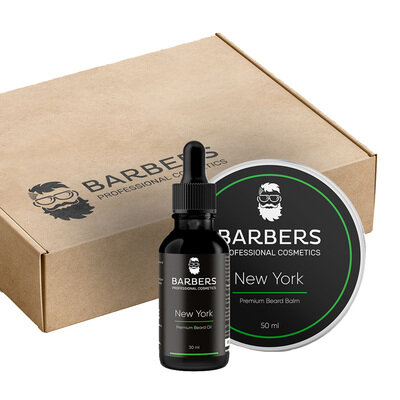 Набір Barbers New York для догляду за бородою, 80 мл