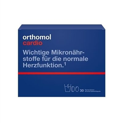 Ортомол Cardio гранули + таблетки + капсули, курс 30 днів
