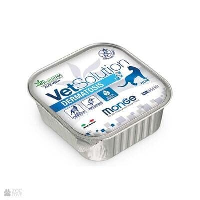 Корм вологий Monge Сat VetSolution Dermatosis для котів при дерматитах, 100 г