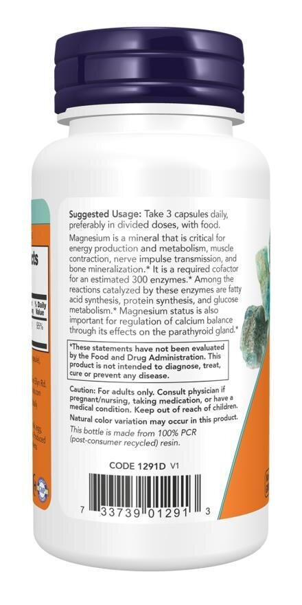 Магній цитрат NOW Magnesium Citrate вег. капсули №60