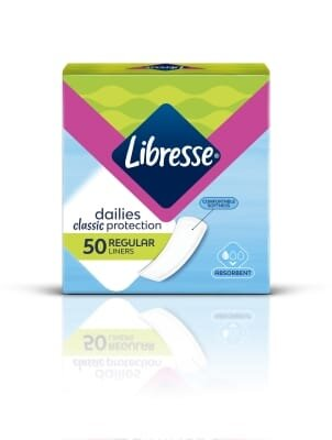 Прокладки щоденні гігієнічні Libresse Dailies Classic Protection Regular, 50 шт