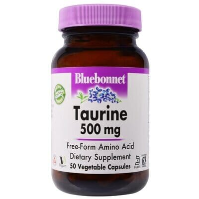 Таурін 500 мг Bluebonnet Nutrition капсули №50