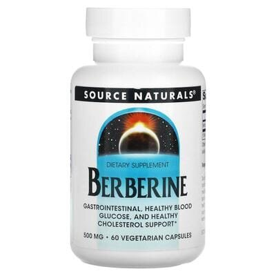 Берберин Source Naturals Berberine 500 мг, 60 вегетаріанських капсул