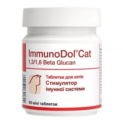 ІмуноДол Кет Dolfos ImmunoDol Cat для підтримки імунітету кішок, 60 міні таблеток