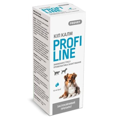 Краплі ProVET Profiline Кіп Калм заспокійливі для котів та собак, 10 мл