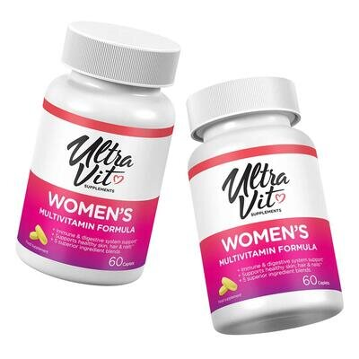 Мультивітамінна формула для жінок UltraVit Women's Multivitamin Formula, 60 каплет