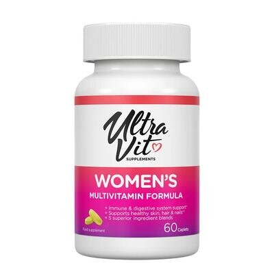 Мультивітамінна формула для жінок UltraVit Women's Multivitamin Formula, 60 каплет